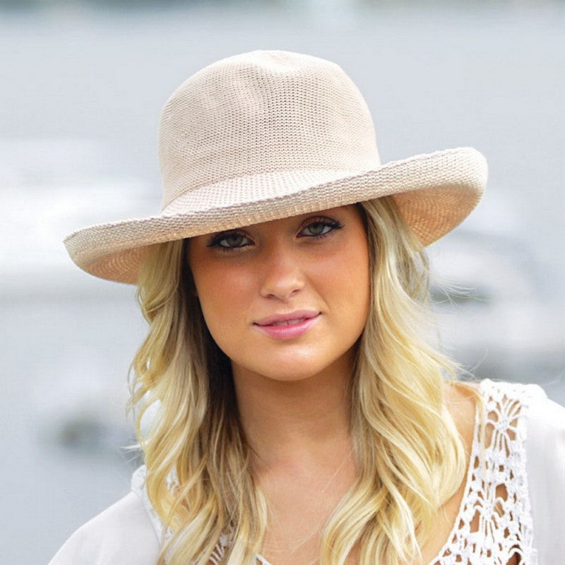 Hat - Classic Breton Lined - BEIGE