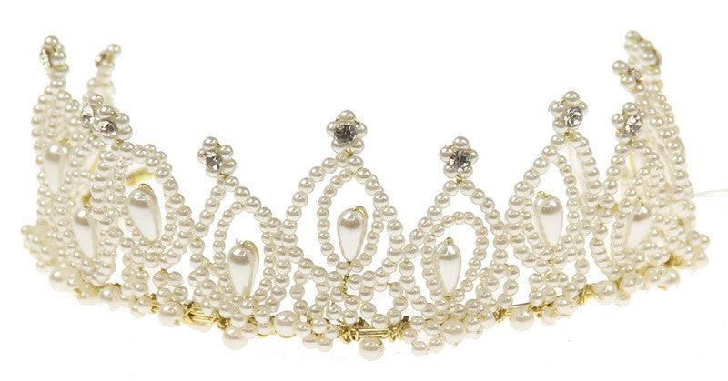 Bridal Headpiece - Pearl Tiara- Version 1