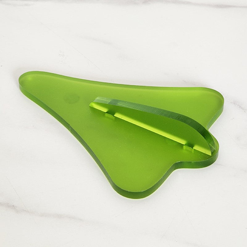 Wall Art - Jet Plane (Lime Satin Acrylic)