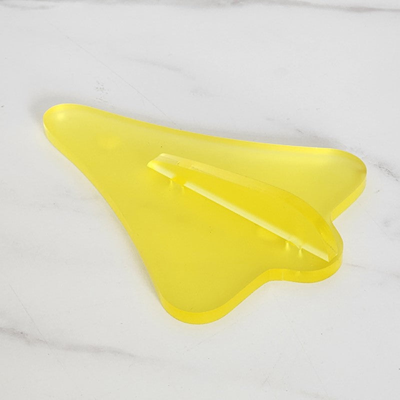 Wall Art - Jet Plane (Yellow Satin Acrylic)