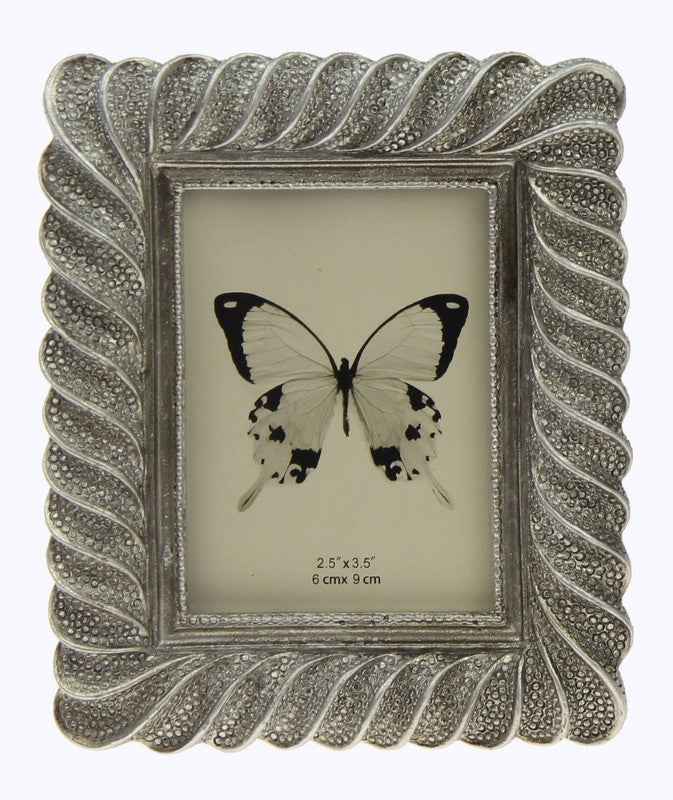 Twist Pattern Photoframe - CHAMPAGNE - Set of 2