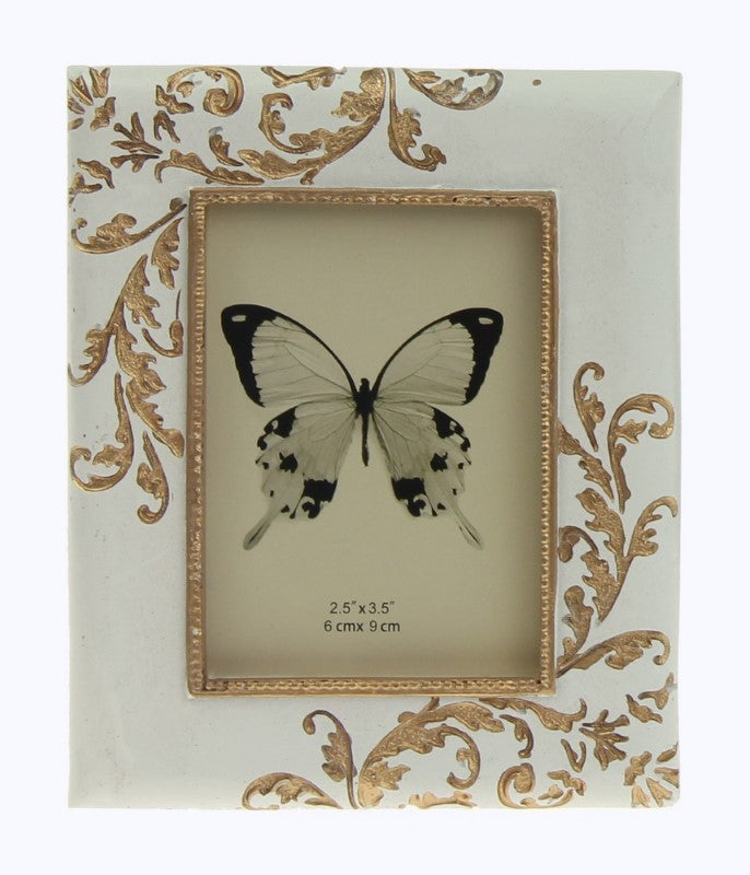 Embossed Fern Photoframe - GOLD - Set of 2