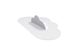 Playmat - Head in the Clouds S (Pearl Grey) - Quut Water Toys