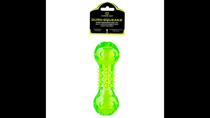 Dog Toy - Dura-Squeaks Barbell