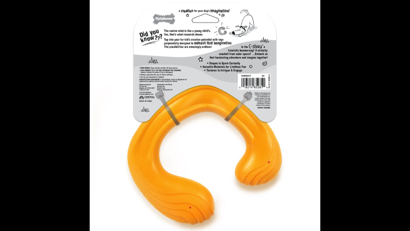 Dog Toy - Creative Play C-Shuu - Orange