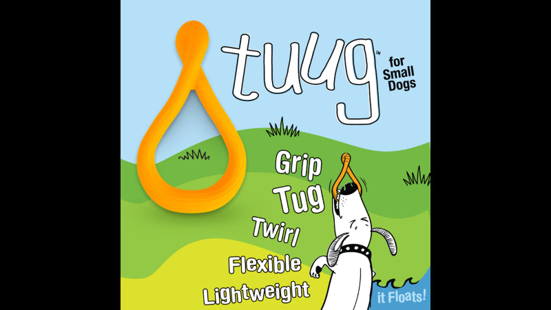 Dog Toy - Creative Play Tuug Small - Orange