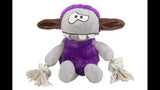 Dog Toy - Monster plush 32 cm - Purple