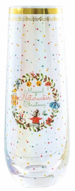 Stemless Champagne Glass - Nutcracker