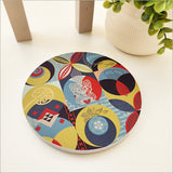 Printed Canvas Circle - Pacific Fusion 1 (Small) - Kiwiana