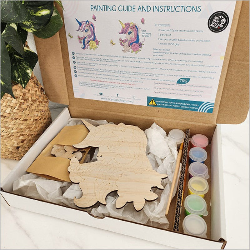 Pine DIY Paint Kit - Unicorn (Half Body)