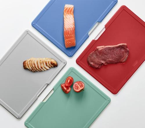 Folio 4-Piece Board Set Large (Silver/Coast) - Joseph Joseph