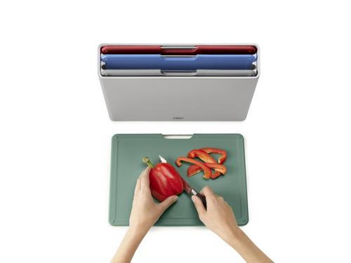 Folio 4-Piece Board Set Large (Silver/Coast) - Joseph Joseph