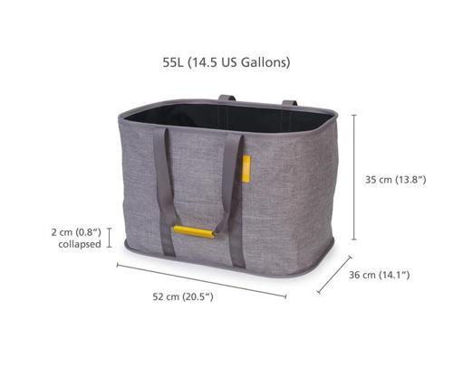 Hold-All Max Laundry Basket (Grey) - Joseph Joseph