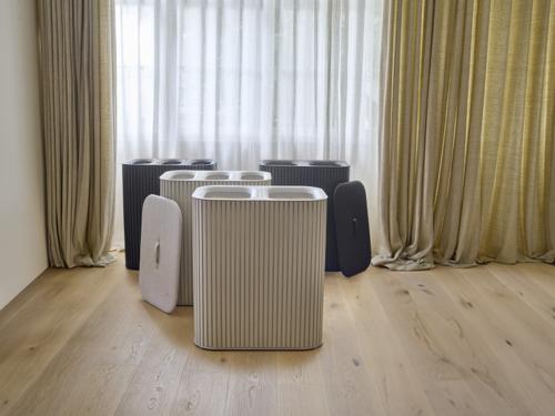 Tota Trio Luxe 90L Laundry Basket (Ecru) - Joseph Joseph