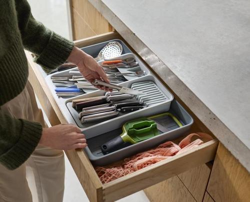 DrawerStore Expanding Tray/ Knife Block - Joseph Joseph