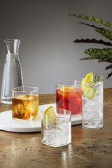 Top Class Square Tumblers 350ml - Set of 4 - Luigi Bormioli