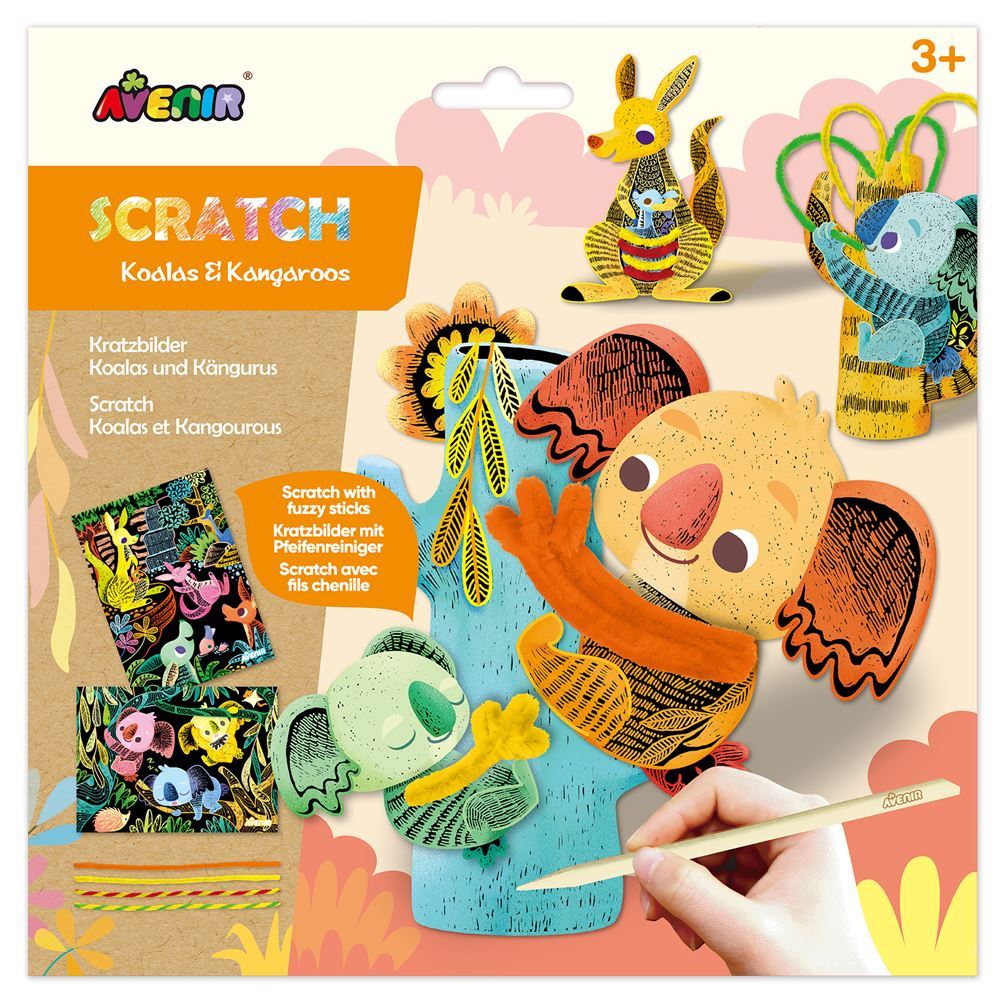 Avenir Scratch with Fuzzy Sticks - Koala's