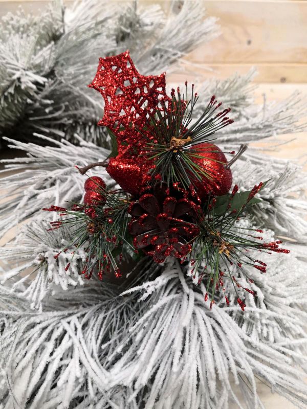 Artificial Fruit Pick - Christmas (Red)