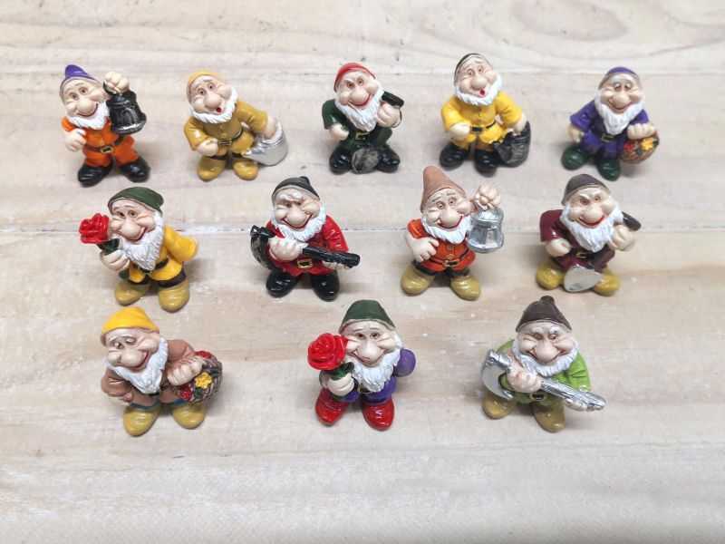 Ornaments - Mini Dwarf  4.5cm (Set of 12)