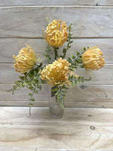 Artificial Dusty Warata Bush (Yellow)