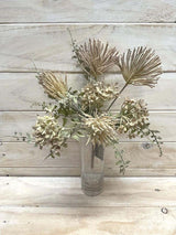 Artificial Flower Bush - Dusty Protea Flower (Brown)