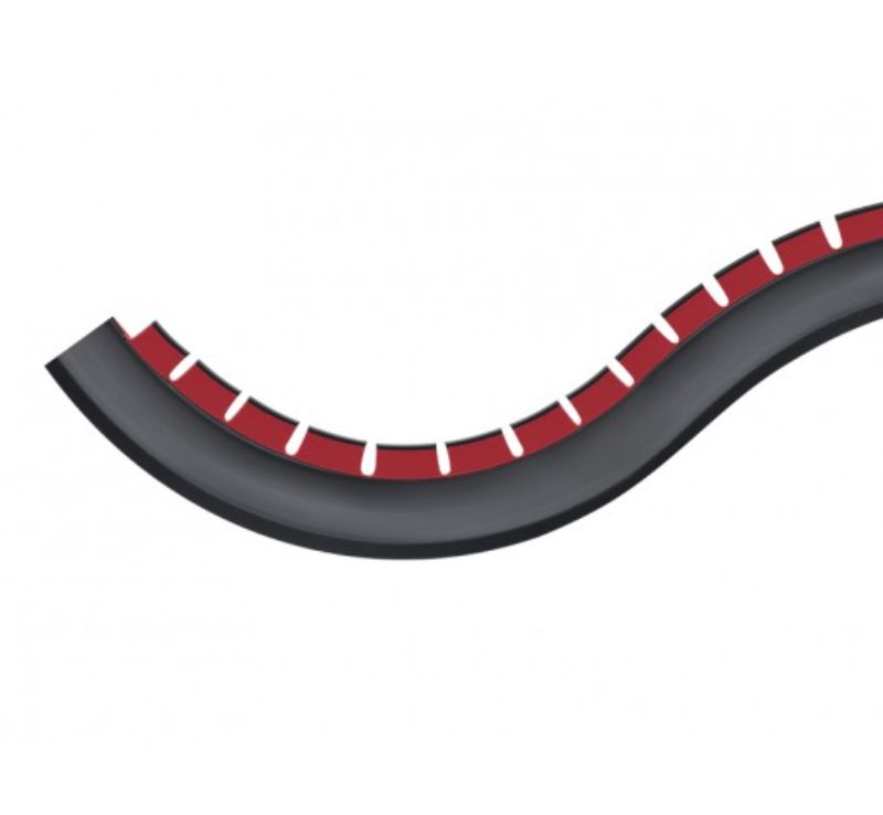 TYPE S - UNIVERSAL BLACK FRONT BUMPER SPOILER 2.48M