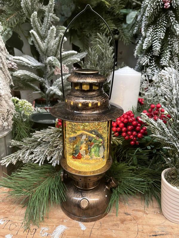 Ornament - F/O Coleman Lamp w/Santa