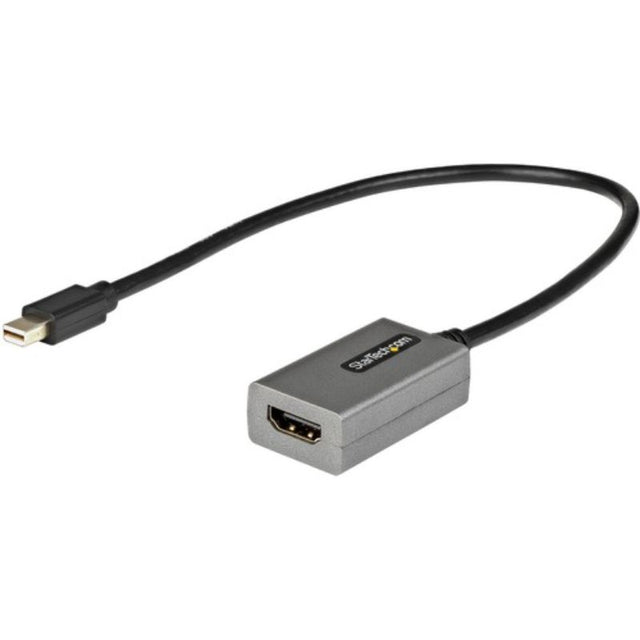StarTech Mini DisplayPort to HDMI adapter for connecting laptops to HDMI displays, supporting 1080p HD video in a portable design.