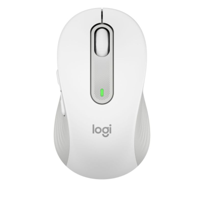 Logitech Signature M650 Wireless Optical Mouse - Bluetooth, Silent Clicks, Programmable - Off White