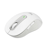 Logitech Signature M650 Wireless Optical Mouse - Bluetooth, Silent Clicks, Programmable - Off White