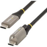 StarTech.com 1m Screw Locking USB-C Cable - 10 Gbps Data Transfer, 100W Power Delivery, 8K Video