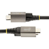 StarTech.com 1m Screw Locking USB-C Cable - 10 Gbps Data Transfer, 100W Power Delivery, 8K Video