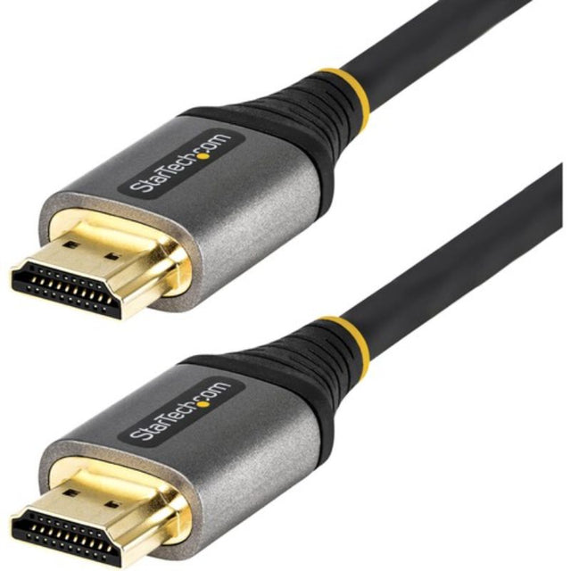 StarTech.com 50 cm HDMI cable for 4K audio/video, 18 Gbit/s, gold-plated connectors, ideal for streaming and gaming.