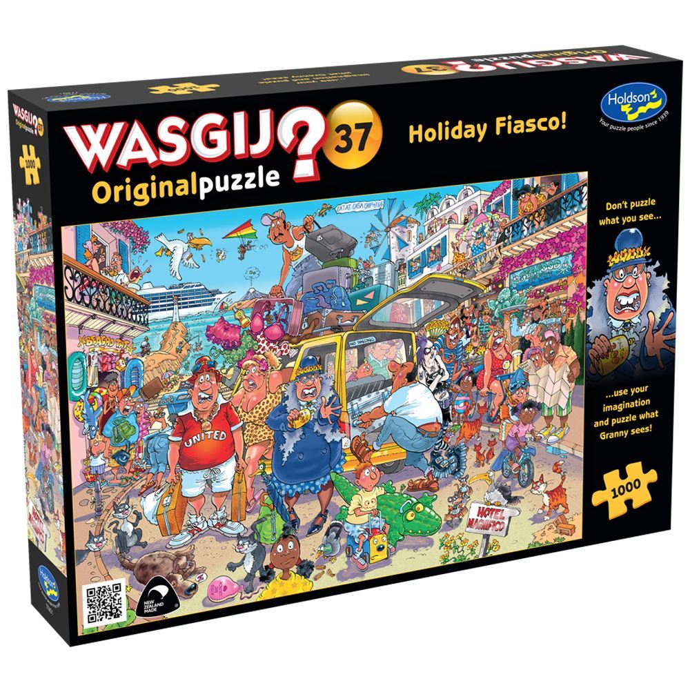 Holdson Puzzle - Wasgij Original 37, 1000pc (Holiday Fiasco)