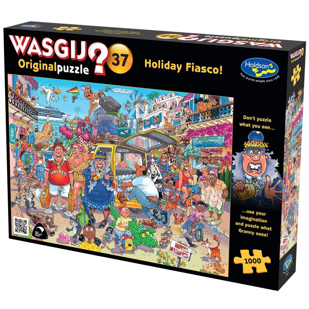 Holdson Puzzle - Wasgij Original 37, 1000pc (Holiday Fiasco)