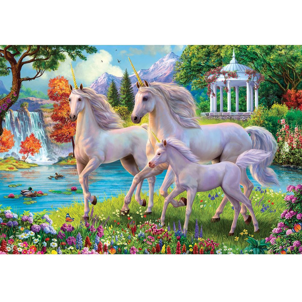 Holdson Puzzle - Gallery S8, 300pc XL (Unicorns at the Waterfall)