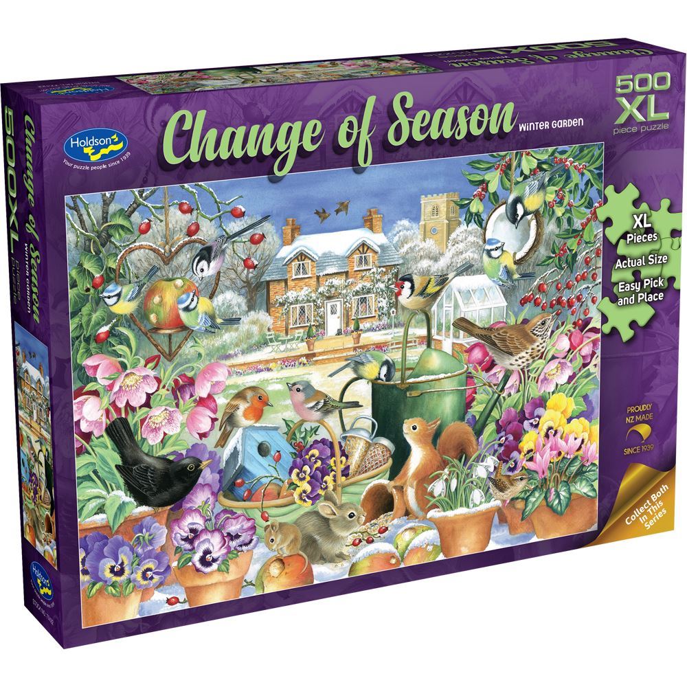 Holdson Puzzle - Change of Season, 500pc XL (Winter Garden)