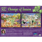 Holdson Puzzle - Change of Season, 500pc XL (Winter Garden)