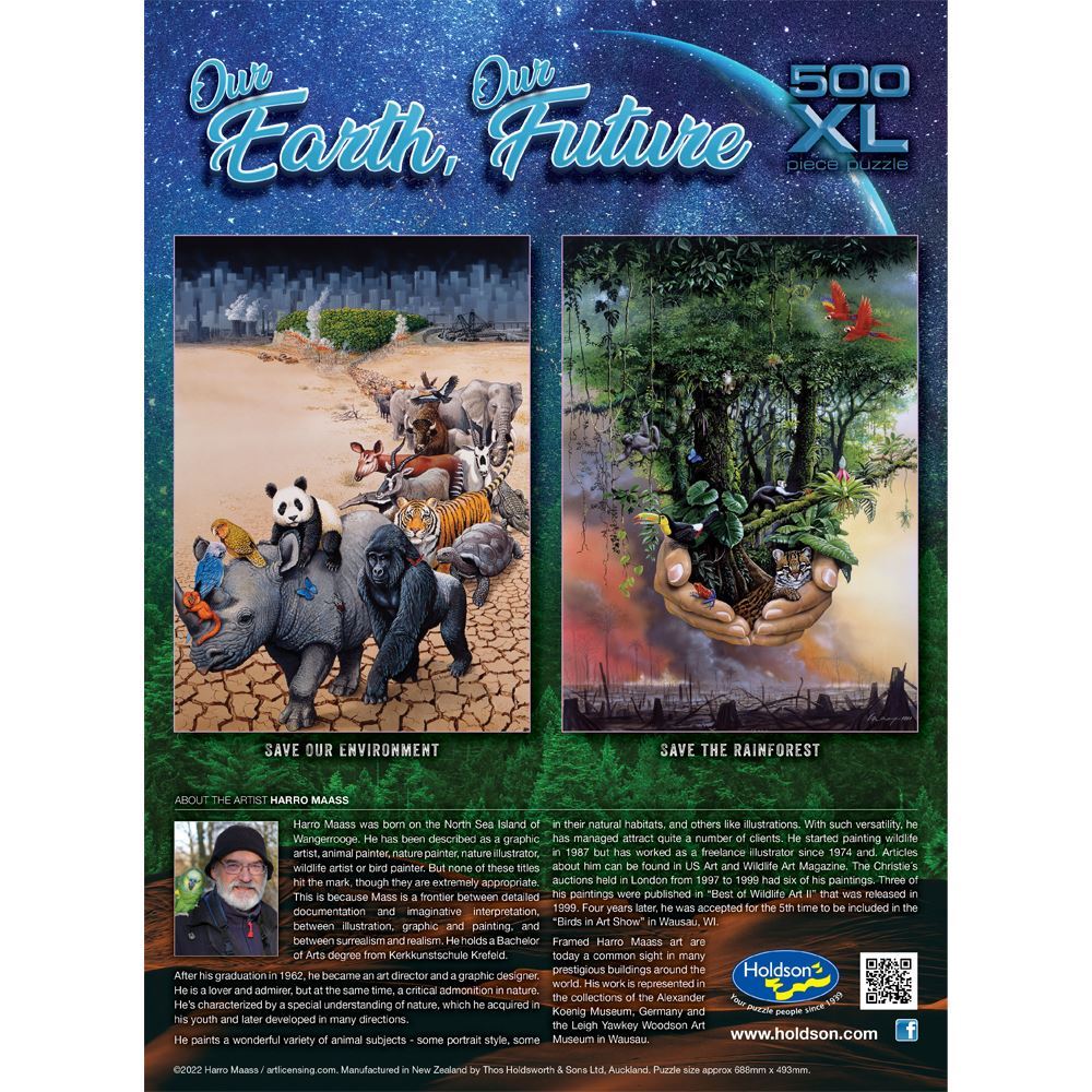 Holdson Puzzle - Our Earth, Our Future 500XLpc (Save the Rainforest)