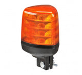 NARVA AeroTech Tall Amber LED Strobe Pole Mount for high-visibility site safety, featuring rugged design and IP67 rating.