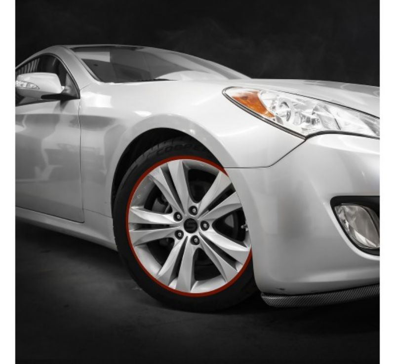 TYPE S - RED SELF ADHESIVE RIM ACCENT TRIM