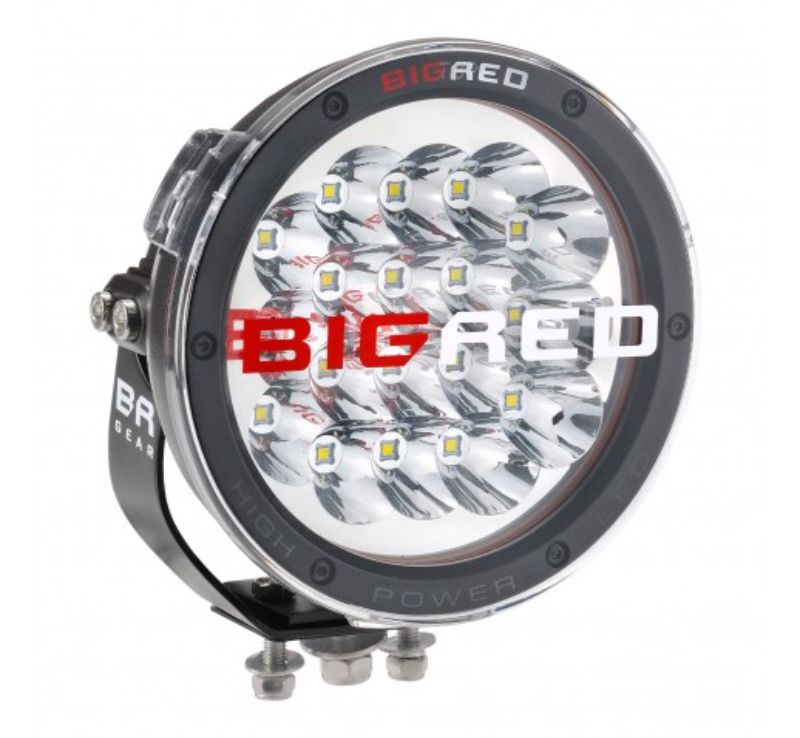 BIG RED - 12/24V 7IN 90W 9000L SINGLE LED DRIVING LIGHT