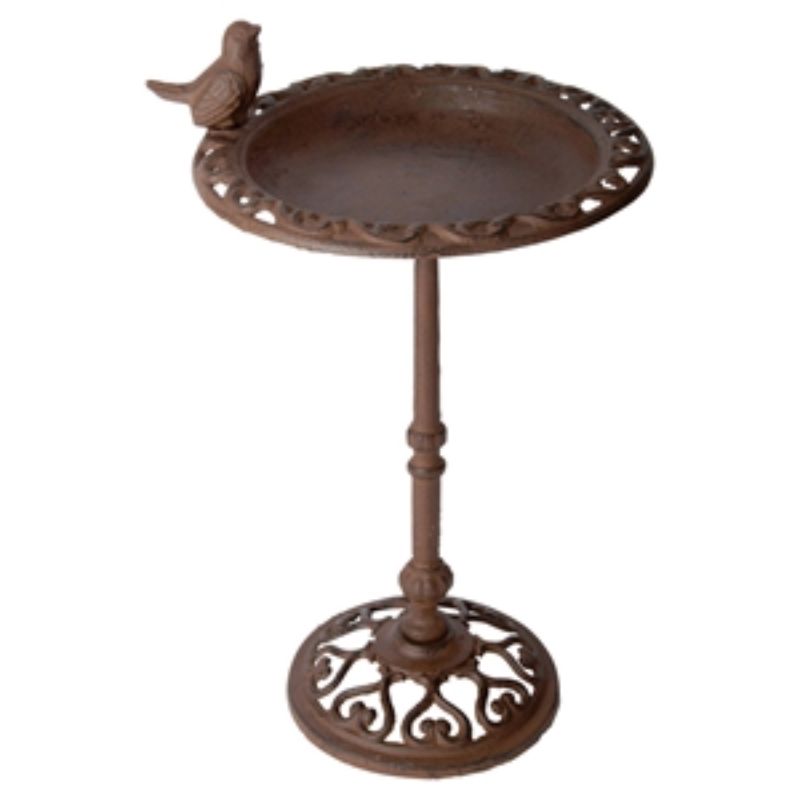 Bird Bath On Pole (39cm)