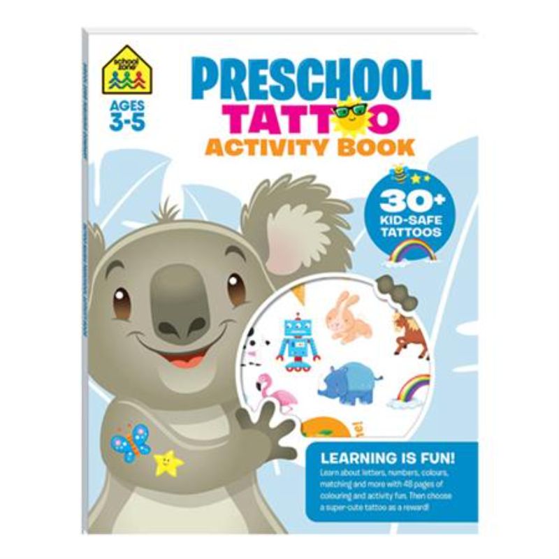 SZ Tattoo Activity Book - Preschool
