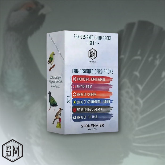 Wingspan: Fan Designed Pack  - Retailer Display: Set 1