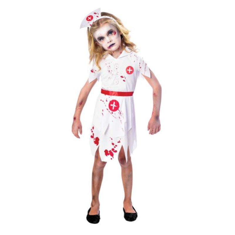 Costume Zombie Nurse Girls 9-10 Years