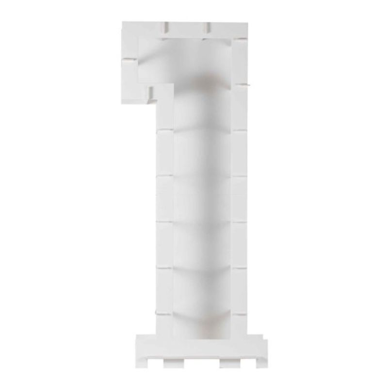 Vibrant Mix It Up Number 1 Balloon Kit for birthdays and milestones, featuring a 81cm tall balloon stand and easy setup accessories.