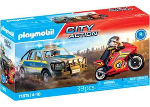 Police Chase with Pick-Up Truck Playset Playmobil