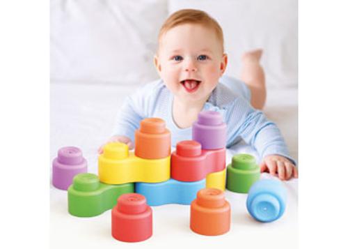 Momy Soft Sensory Blocks 12 Piece Quercetti