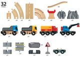BRIO - Rail & Road Loading Set 32 Pieces
